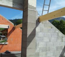 élévation du conduit de cheminée