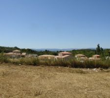 Vue Ouest avec un surplomb de 3 m par rapport au voisin