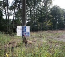 Panneau permis de construire