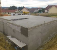 Dalle du RDC coul&eacute;e