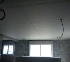 Placo du plafond RDC terminé