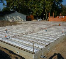 Préparation de la dalle