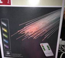 Fibre optique pour plafonds tendus