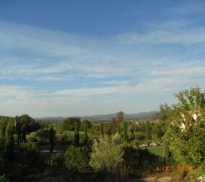 La vue de ma terrasse
