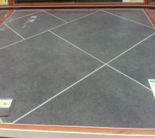 Carrelage choisie pour tout le RDC!!