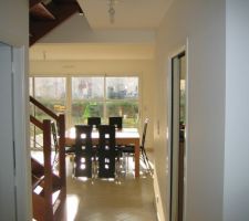 Vue globale en venant de l'entrée