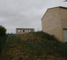 Vue du futur talus