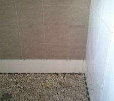 Faïence douche à l'italienne