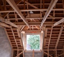 Fen&ecirc;tre chambre 1 (nous) vue int&eacute;rieure