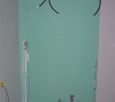 Rebouchage des saignées salle de bain