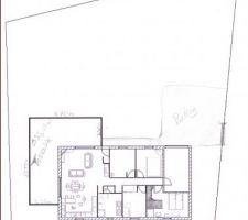 Voila le plan final de la maison , architecte :NOUS et très fières :)