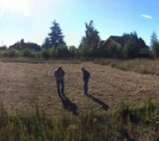 Photo panoramique du terrain une fois d&eacute;frich&eacute;!