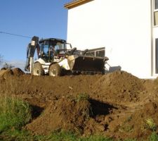 D&eacute;but du terrassement
