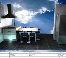 2e vue 3D projet cuisine