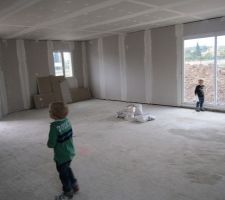 Vue vers le salon