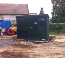 La pose du transfo du lotissement