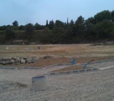 Vue du terrain Est, Nord-Est