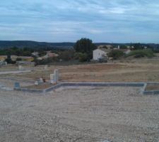 Vue du terrain plein Nord