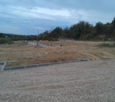 Vue entr&eacute;e du terrain Nord