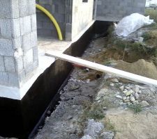 1er oct : étanchéité soubassement vide sanitaire