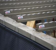 Mise en place des poutres