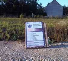 Le permis de construire est affiché