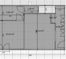 Plan du bas révisé et métré