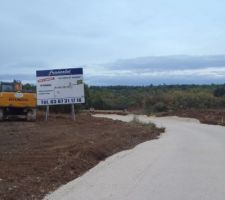 Début du chantier pour le lotissement !
