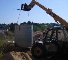 Enlèvement de la cuve