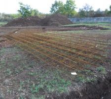 Les longrines de 6 fers à bétons