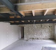 Ipn peint,au plafons nous mettons du lambris blanc