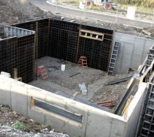 Coulage des murs du sous-sol