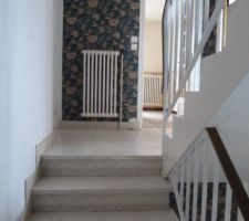 Escalier rdc-> pièce de vie