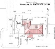 Vu du dessus , plan de masse