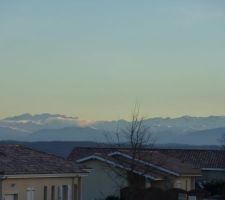 Vue sur la montagne, Photo prise l'hiver dernier.