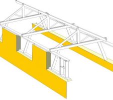 Charpente envisagée