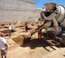 Coulage des fondations