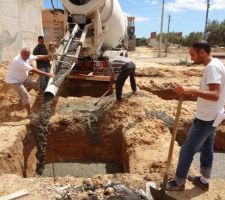 Coulage des fondations