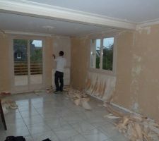 Décollage tapisserie