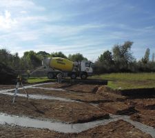 Le coulage en cours