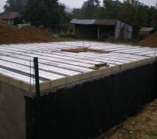 Plancher pret &agrave; recevoir le b&eacute;ton