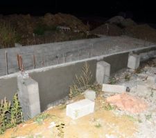 J'ai fais l'&eacute;tanch&eacute;it&eacute; des murs de la descente du sous sol.