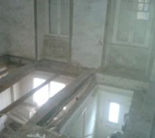 Plancher 1er étage descendu