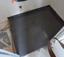 Carrelage de la SDB du RDC