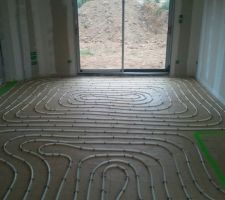 Plancher chauffant Salon