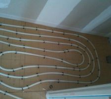 Plancher chauffant WC