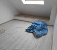 Chambre de notre Fils : en cours de peinture