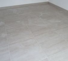 Carrelage salon et salle &agrave; manger, entr&eacute;e