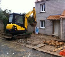 Raccordement EU/EP debut de chantier ca va saigner !!!