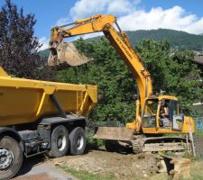 D&eacute;but du terrassement